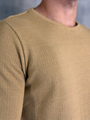 SUETER TRICOT KINGEJOE OCRE