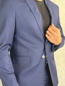 TRAJE SLIM POLIVISCOSE FATIOTA MARINHO