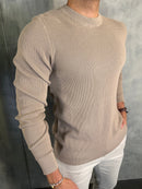 SUETER TRICOT JACQUARD PONTO H