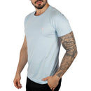 Camiseta Ralph Lauren Masculina Custom Fit - Azul Claro
