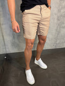 BERMUDA ALF. TEXTURA AJUSTE FIVELA PONTO H BEGE