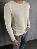 BLUSÃO MALHA KINGEJOE AREIA