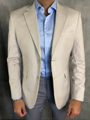 BLAZER SLIM POLIVISCOSE STRETCH LAP LARGA FATIOTA PALHA