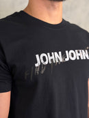 TSHIRT SL FIND YOUR POINT BL JOHN JOHN PRETO