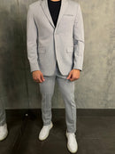 TRAJE POLIVISCOSE SUPER SLIM FATIOTA CINZA GIZ