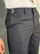 TRAJE SLIM TRANSPASSADO XADREZ FATIOTA PRETO