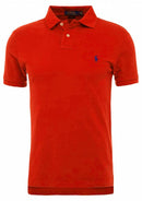 Camisa Gola Polo Ralph Lauren Masculina Custom Fit - Vermelha