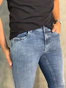 CALCA JEANS SKINNY DLZ AZUL MÉDIO