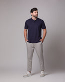 POLO PIMA PONTO H MARINHO