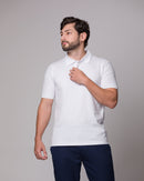 POLO PIMA PONTO H BRANCO