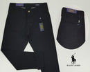 Calça Ralph Lauren de Sarja Chino Stretch Slim Fit- Preta