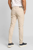 Calça Ralph Lauren Linho Straight Fit - Bege